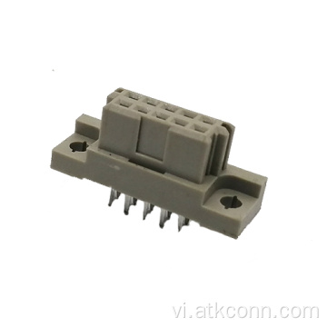 10 Vị trí Loại B dọc B Nữ / Tiếp theo DIN 41612 / IEC 60603-2 đầu nối